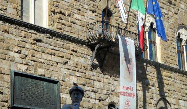 Статуя Давида на площі пьяцца делла Синьйора