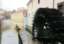 Водяний млин на острові Кампа