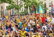 Нью-Йорк/Нью-Джерсі перетворює Рокфеллер-центр на масштабний фестиваль уболівальників Чемпіонату світу з футболу 2026 року