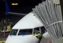 Вішалка та вікно кабіни: чому імпровізований ремонт United Airlines викликав занепокоєння